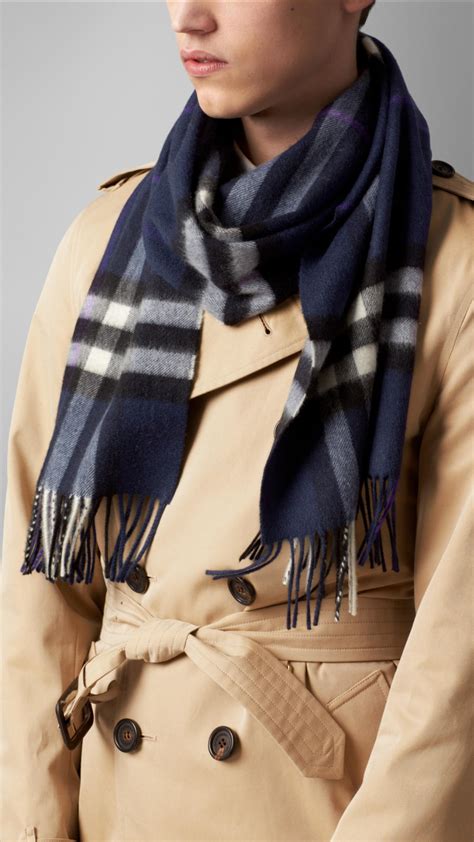 dusty blue burberry scarf|Burberry Giant Blue Check Cashmere Scarf .